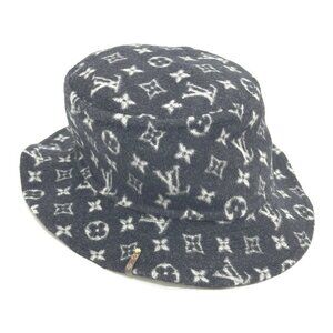 LOUIS VUITTON M76742 Bob Carry On Apparel Hat Bucket Hat Bob Hat wool Black